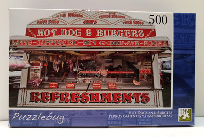 Puzzlebug Hot Dog and Burgers Stand 2011 500 Pieces LPF 8+