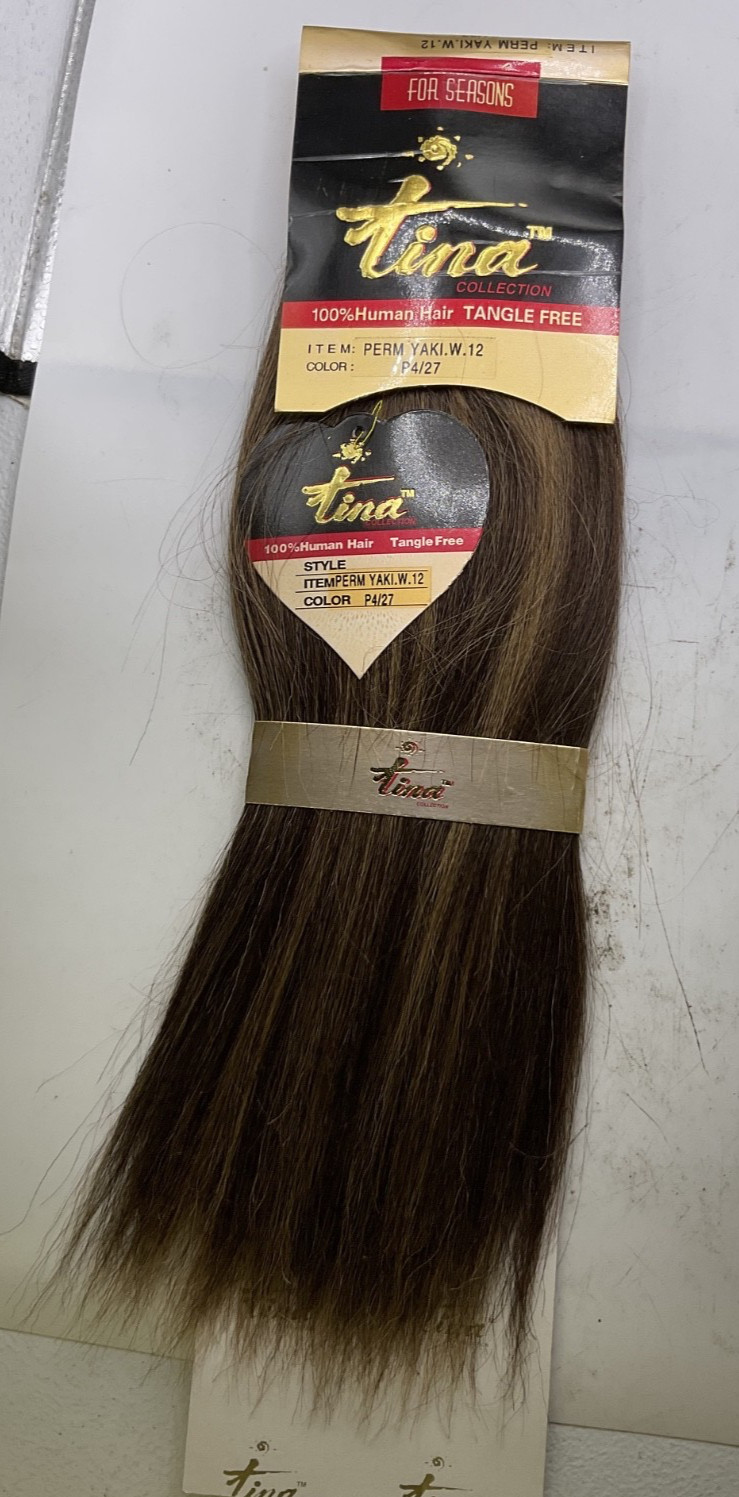 Tina Collection 100% Human Hair Perm Yaki W 12