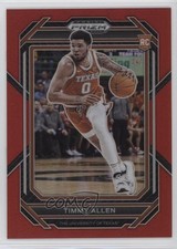 2023-24 Panini Prizm Draft Picks Red Prizm 291/299 Timmy Allen #37 y0i