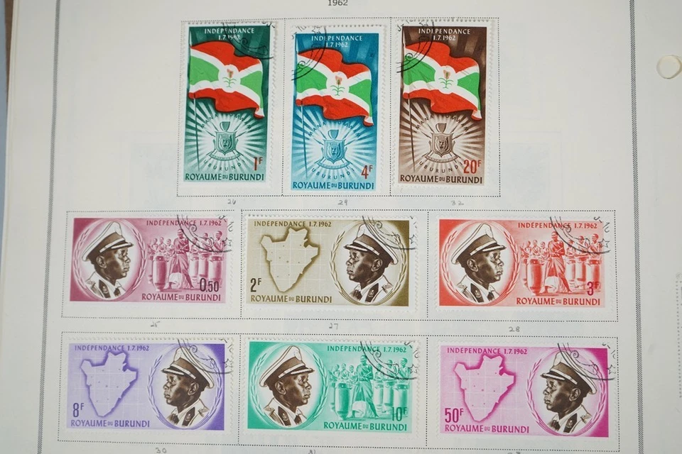 BURUNDI 1962–70s COLLECTION OF 725+ & 40+ BLOCKS OF 4 MINT & USED ON SCOTT PAGES - Image 3 of 4