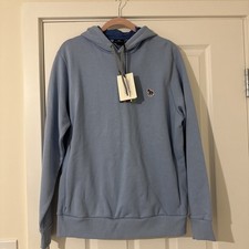 P S Paul Smith Men’s Reg Fit Long Sleeve Hoodie BNWT Colour 41 Pale Blue Size L