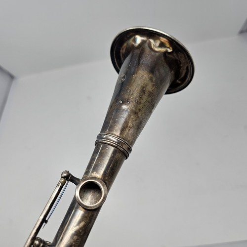 Vintage H. Bettoney Boston Silva-Bet Silver Metal Clarinet B Flat - SOLD AS IS - Picture 3 of 17