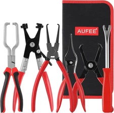 6-Piece Fuel Line Pliers and Disconnect Tool Set with Storage Case