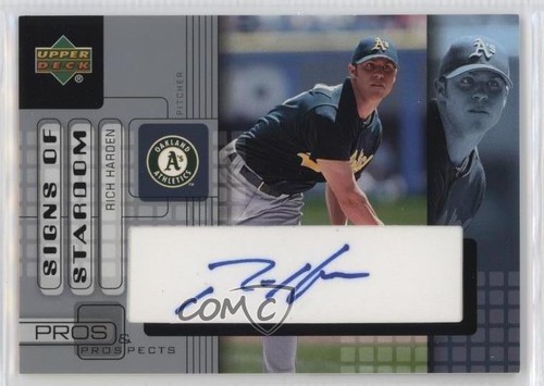 2005 Upper Deck Pros & Prospects Signs of Stardom Rich Harden #RH Auto