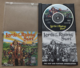 Lords of the Rising Sun w/MAP - TurboGrafx 16 CD TurboDuo - Complete CIB Tested