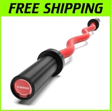 Chrome EZ Curl Olympic Bar for Bicep Curls & Triceps