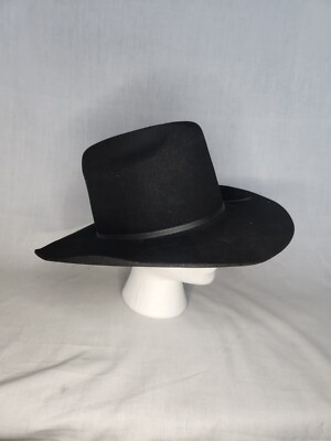 #ad Western Express Inc. Men#x27;s Cowboy Hat Black Size 7 56 Headband $40.00