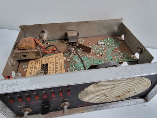 1970's Era Electra Bearcat II 8-Channel Scanner Radio Receiver Parts Missing - Picture 7 of 23