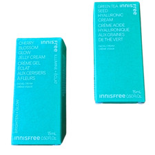 Innisfree Green Tea Seed Hyaluronic Serum Cherry Blossom Glow JellyCream .5oz