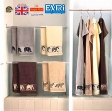 Luxury Modern Cotton Soft Safari Animal Print Guest Hand Towels 50x100