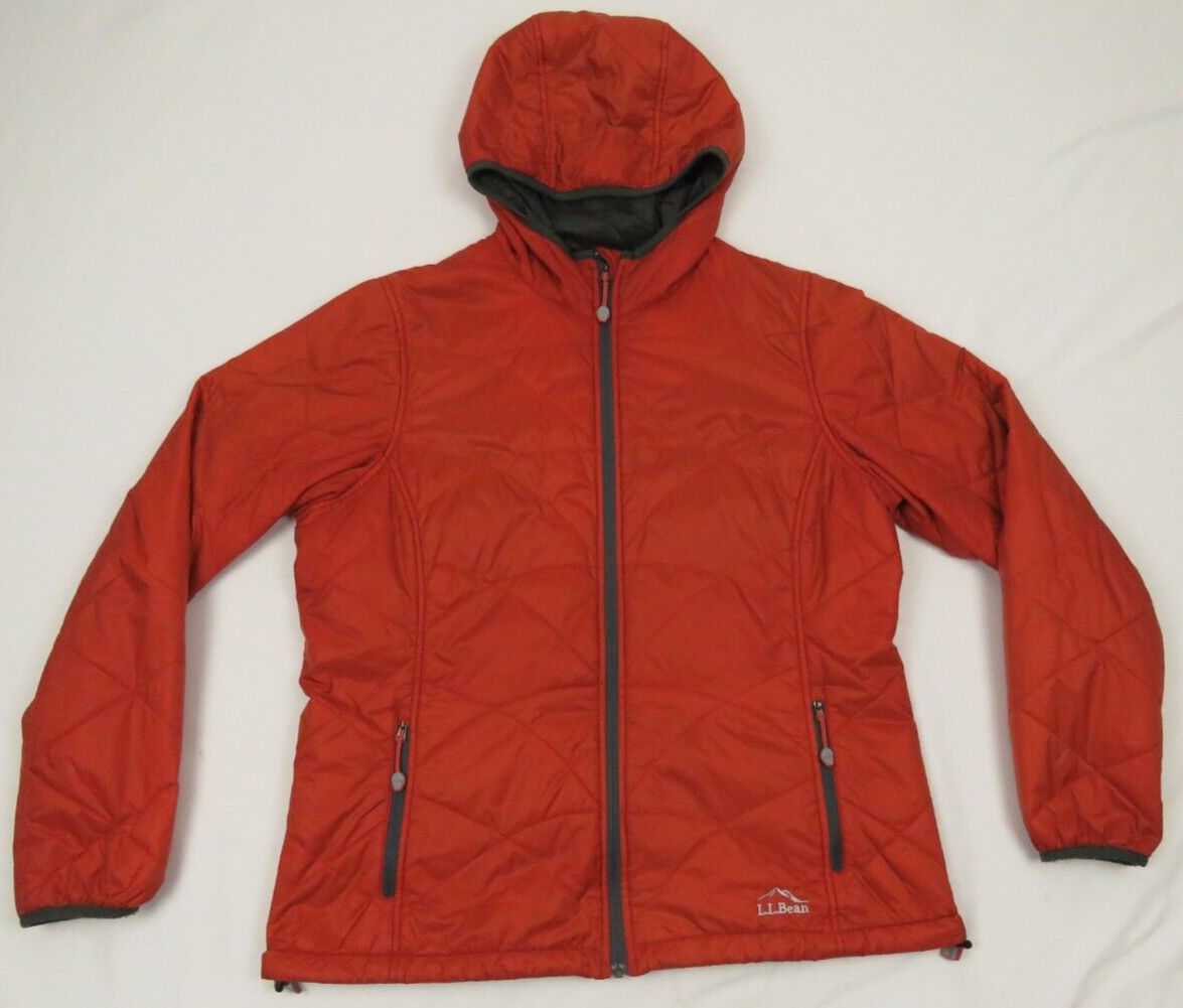 LL Bean Quilted Ultra Lightweight Primaloft Red & Brown Waterproof Men\'s 11 Men main image 3