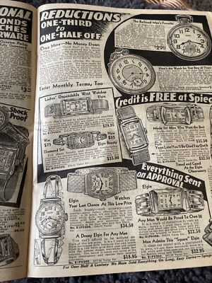 Vintage 1920s-30 Era Spiegel Catalog Clothing Home Goods