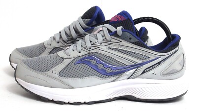 Saucony Women's Grid Cohesion S10628-4 Gray/Blue Running Shoes Size 9 Sneaker