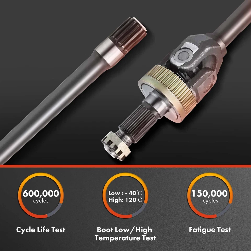 Передняя правая ось CV в сборе для Jeep Wrangler 2013 2014-2018 Dana 44 68017183AB - Изображение 2 из 4