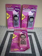 Vintage Electronic Musical Mobil Toy Phone Lot Of 3