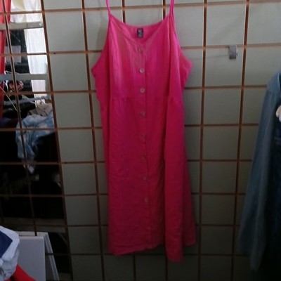 pink 3xl womans sun dress 2 pockets