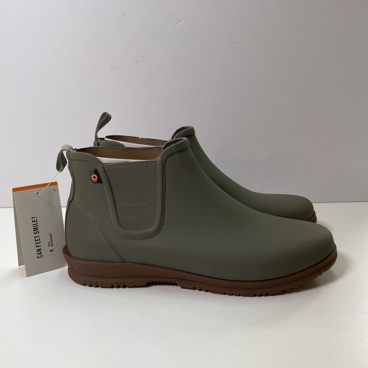NWT Women’s 10 Bogs Sweetpea Boot Olive Chelsea Winter Waterproof Outdoor