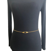 Women's Belt XS VTG Metal Mesh Classic Disco Dress Skinny Adjustable Ladies