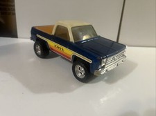 VINTAGE CHEVROLET CHEVY ERTL TRUCK BLUE ORANGE YELLOW made in the USA