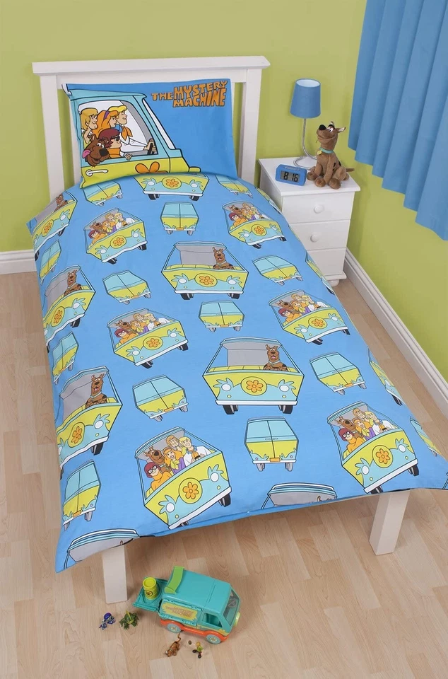 Scooby Doo Mystery Single Panel Duvet Cover Set, Multi-Color Children — 第 3/3 张图片