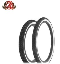 ALTA VINTAGE SCHWINN STYLE WHITEWALL 16 X 1.75 S2 TIRE & 20 X 1.75 S2 BRICK TIRE