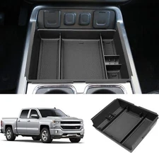 Upgraded Center Console Organizer for 2014-2018 Chevy Silverado/GMC Sierra 1500