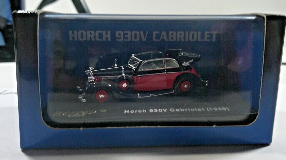 Busch 38852 HO scale 1:87 Horch 930V Cabriolet 1939 Red - Image 3 of 3