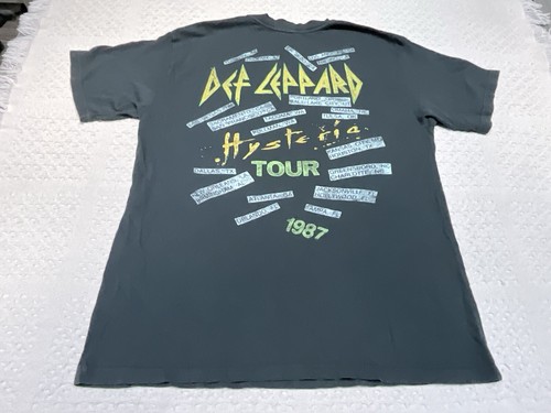 Daydreamer Def Leppard T-shirt double-sided L Large Hysteria Made In The USA - Picture 5 of 8