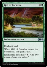 GIFT OF PARADISE ~mtg NM-M M19 Magic 2019 Unc x4