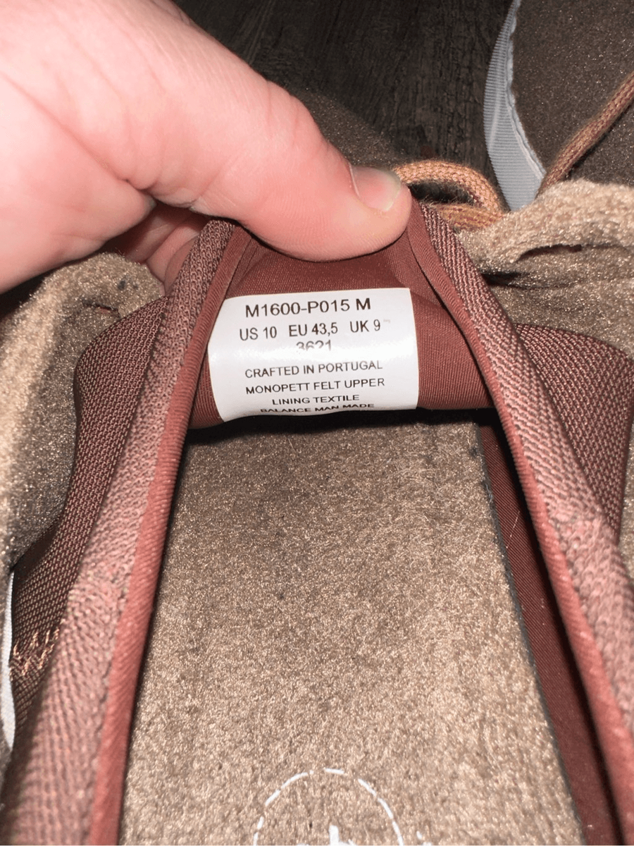 Samuel Hubbard Flight Eco Cappuccino Felt Size 10 Men display picture 1