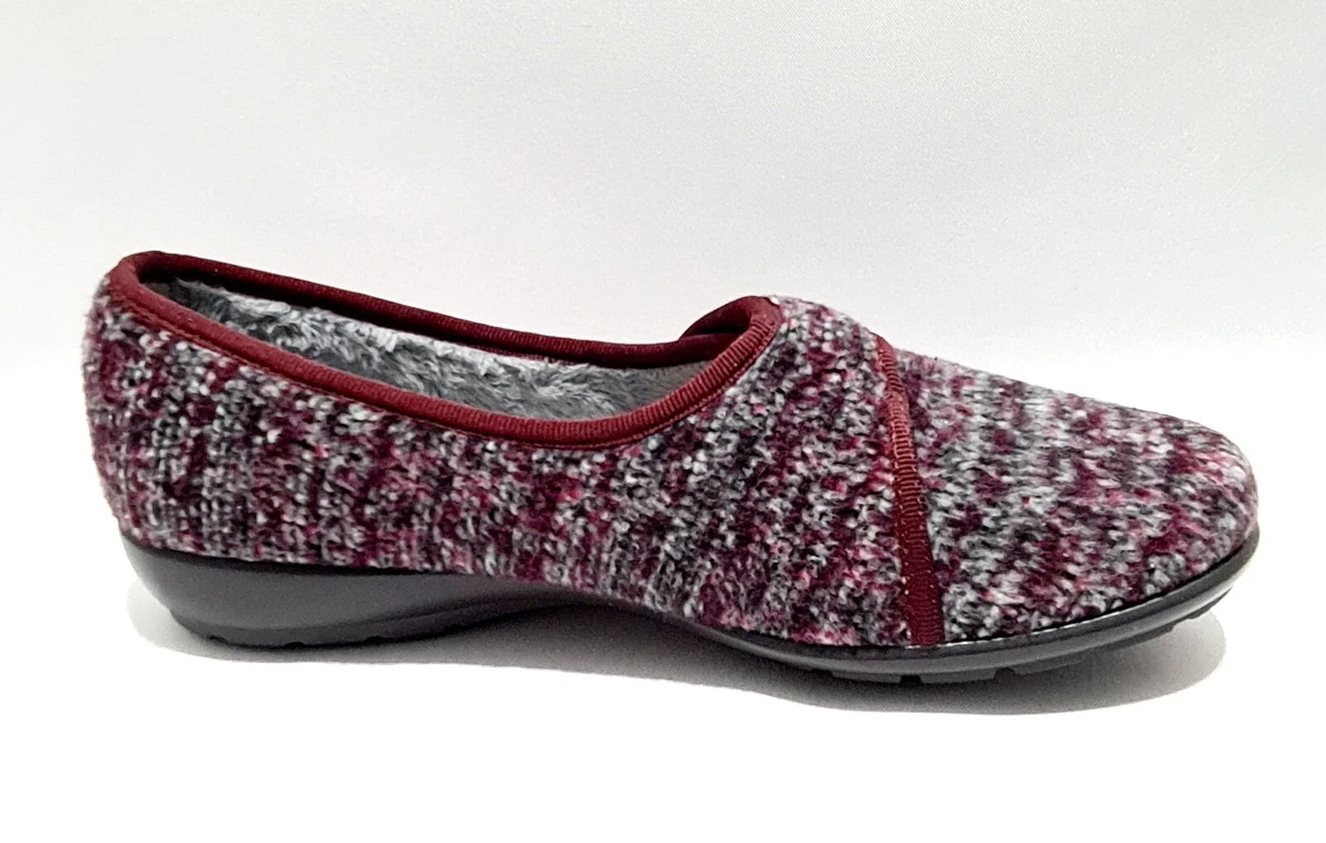 Hotter Thyme Slippers UK 7 New Warm Fur Lined Womens