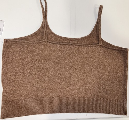 Old Navy Women's XXL Tank Top Soft Cropped Brown Tan Spaghetti Straps NWT - Picture 9 of 20