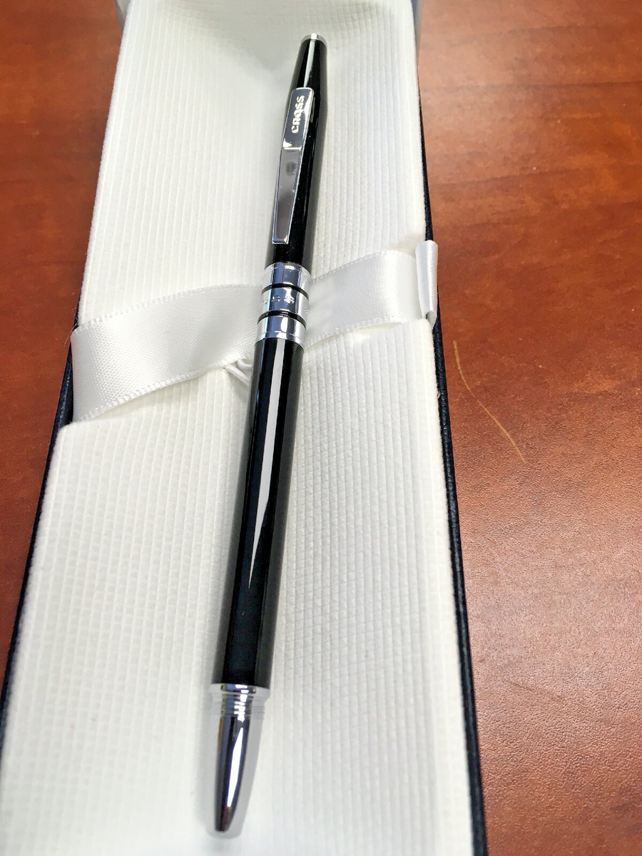Cross Spire Black Lacquer “F” Nib Fountain Pen