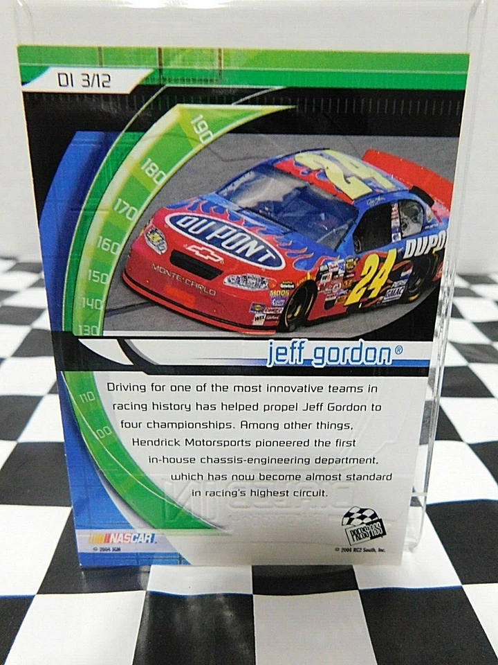 2004 Press Pass Trackside Jeff Gordon - Image 2 of 2