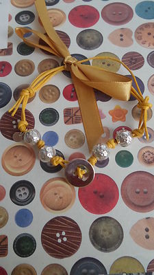 Boutons Vintage Jaune Quadrillé - Résine - Occasion - Pour Customisation Vêtements