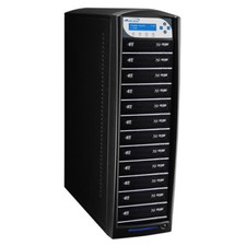 12 Target Network Blu-ray DVD CD Duplicator USB 3.0 500GB HDD SharkNet-12T-BD-BK
