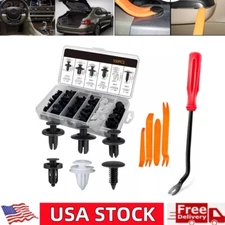 100PCS Car Retainer Clips Door Bumper Rivet Retainer Trim Molding Push Pin Clips