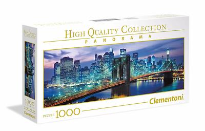 Clementoni Puzzle New York Brooklyn Bridge 1000 Teile Panorama Reise Landschaft