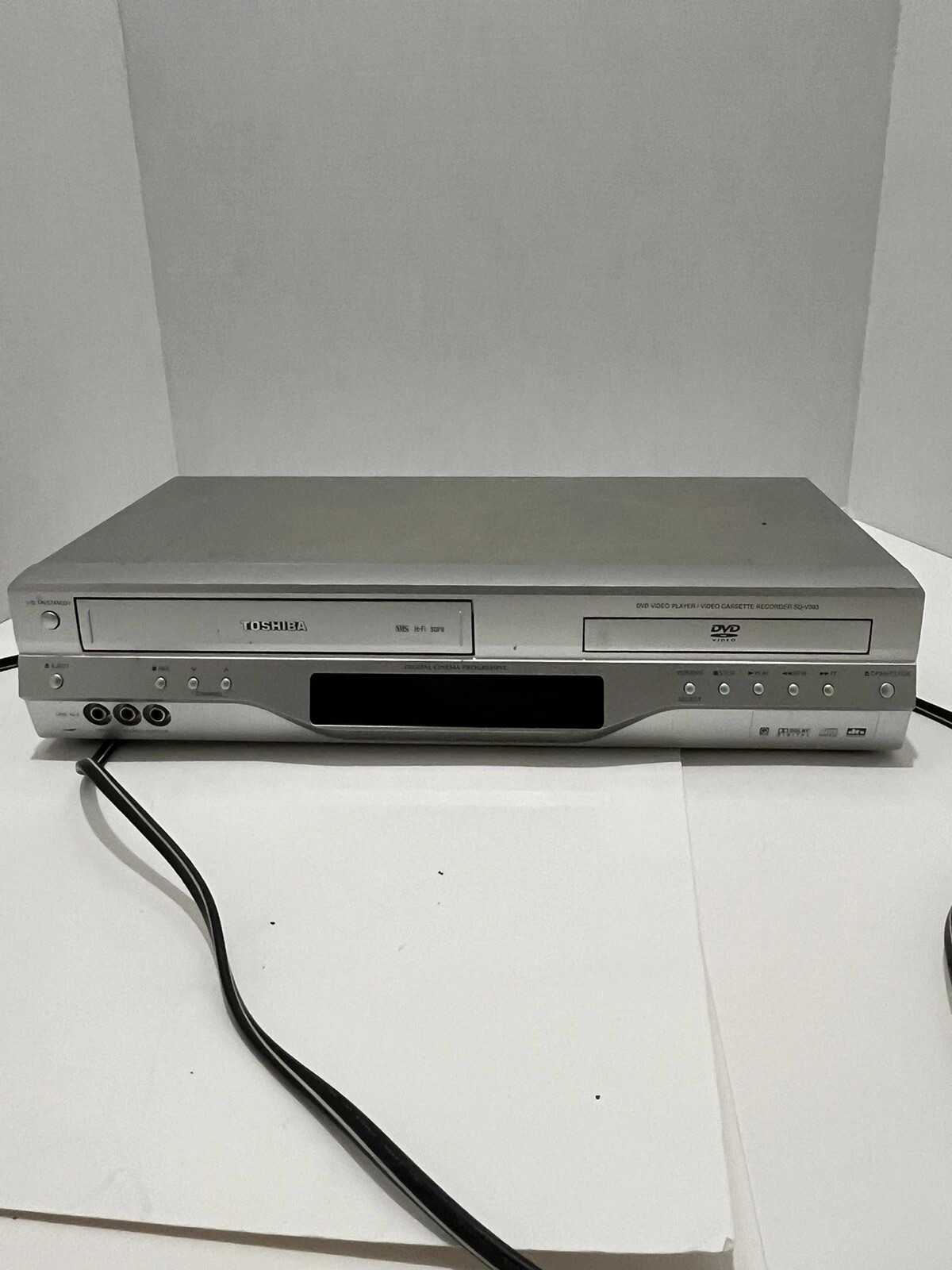 TOSHIBA SD-V393SU1 DVD VCR Combo Player VHS Video Cassette Recorder NO Remote
