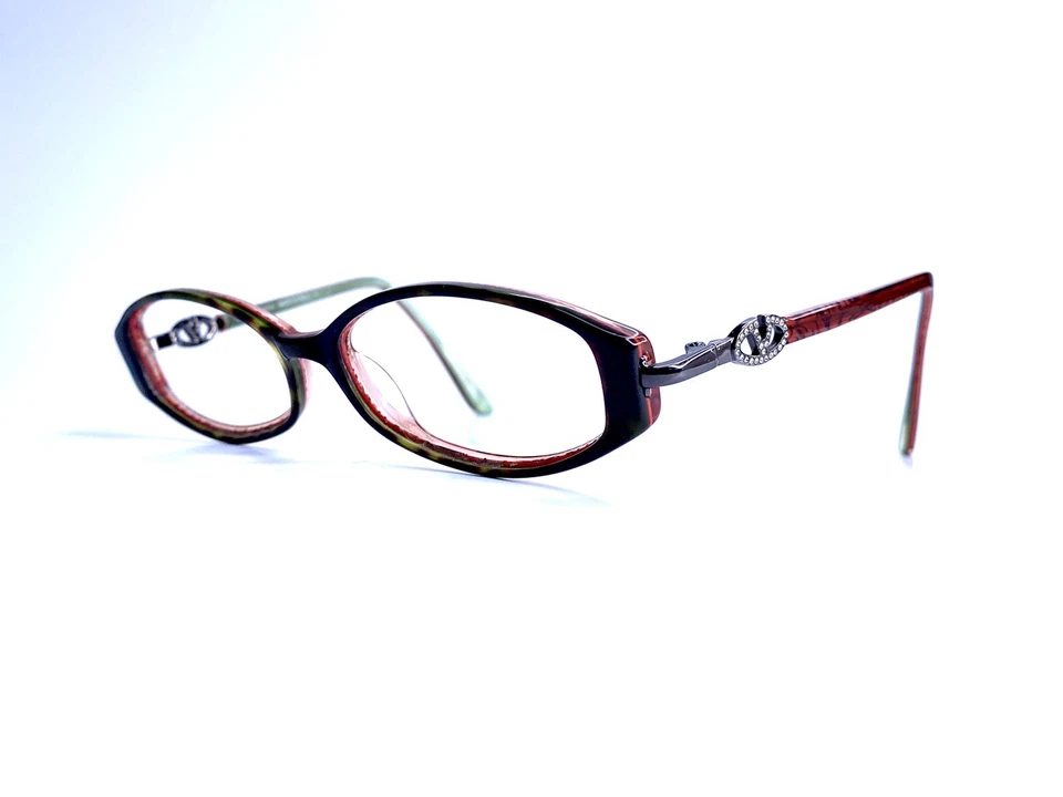 Gafas de vista ovaladas de tortuga roja marrón Valentino Italia 5416 0Q03 50 17 135 Foto 2 de 4