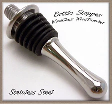 Bottle Stopper Kit Stainless Steel Teardrop Fast Shipping Woodturning Lathe