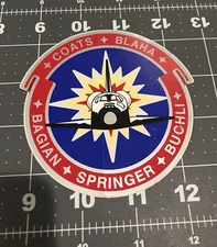 NEW Vintage Sticker NASA STS-29 SPACE SHUTTLE Discovery 1989 Mission Crew