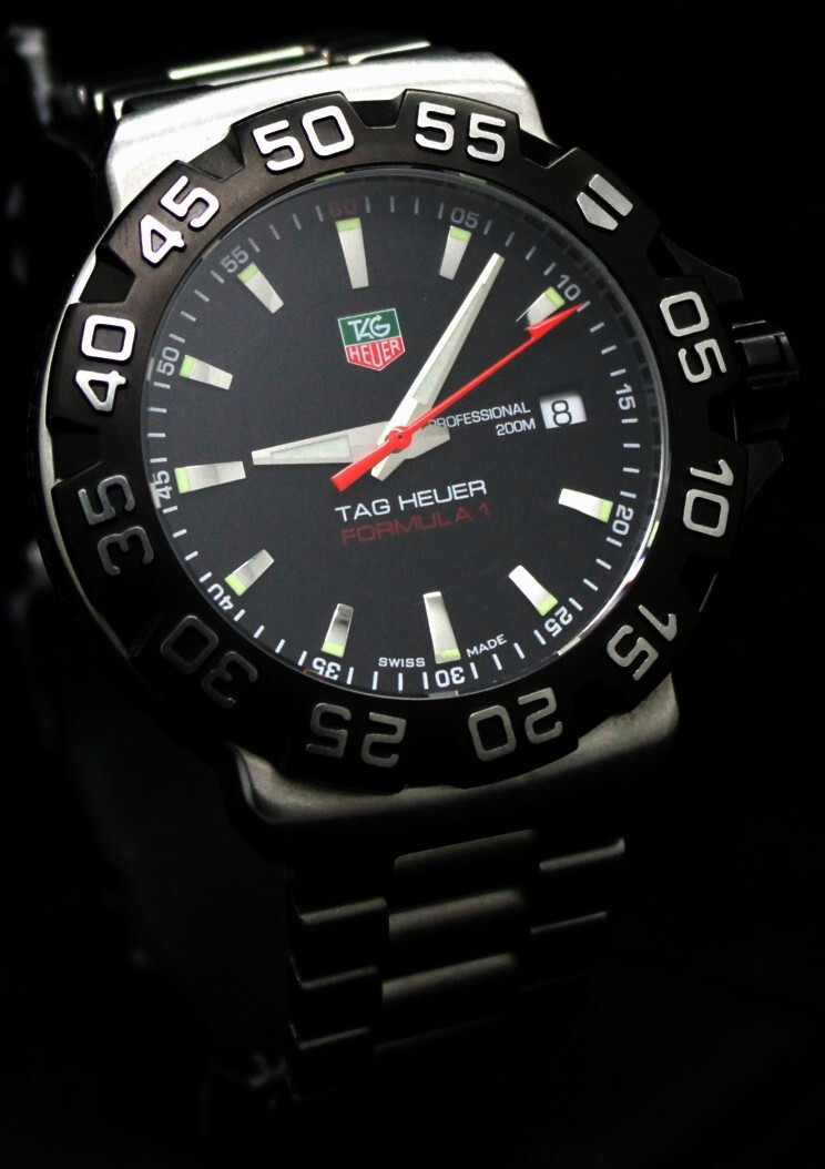 TAG Heuer Formula 1 WAH1110 Professional 200M Black Men's Swiss Watch