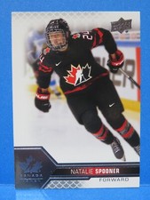 2022 Upper Deck TEAM CANADA WOMEN Card #54, NATALIE SPOONER, High Grade