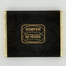 Kemper Insurance 50 Year Anniversary 1912-1962 Two Deck Set Playing Cards 1 New