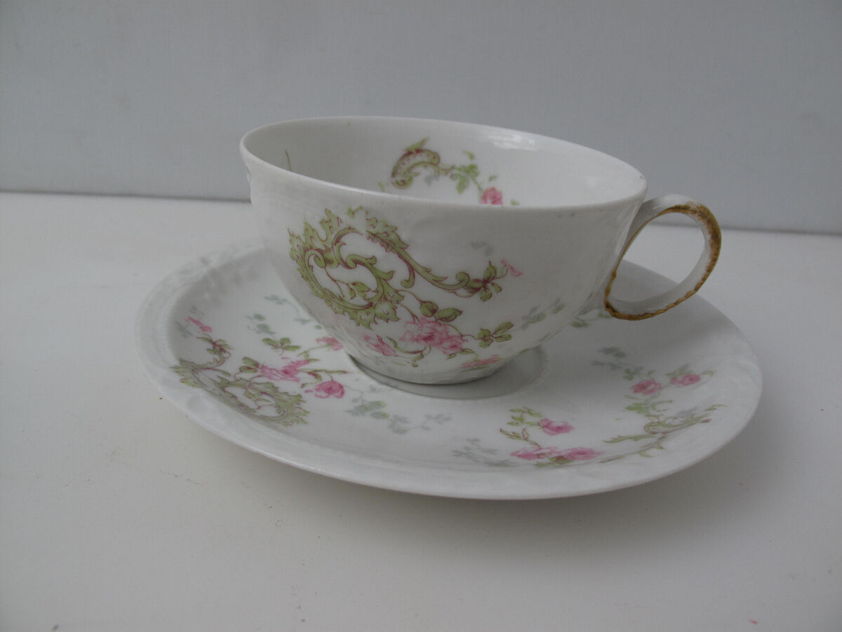 Vintage Rare 76 piece Theodore Haviland/Limoges France Pink Vintage Rare 76 piece Theodore Haviland/Limoges France Pink
