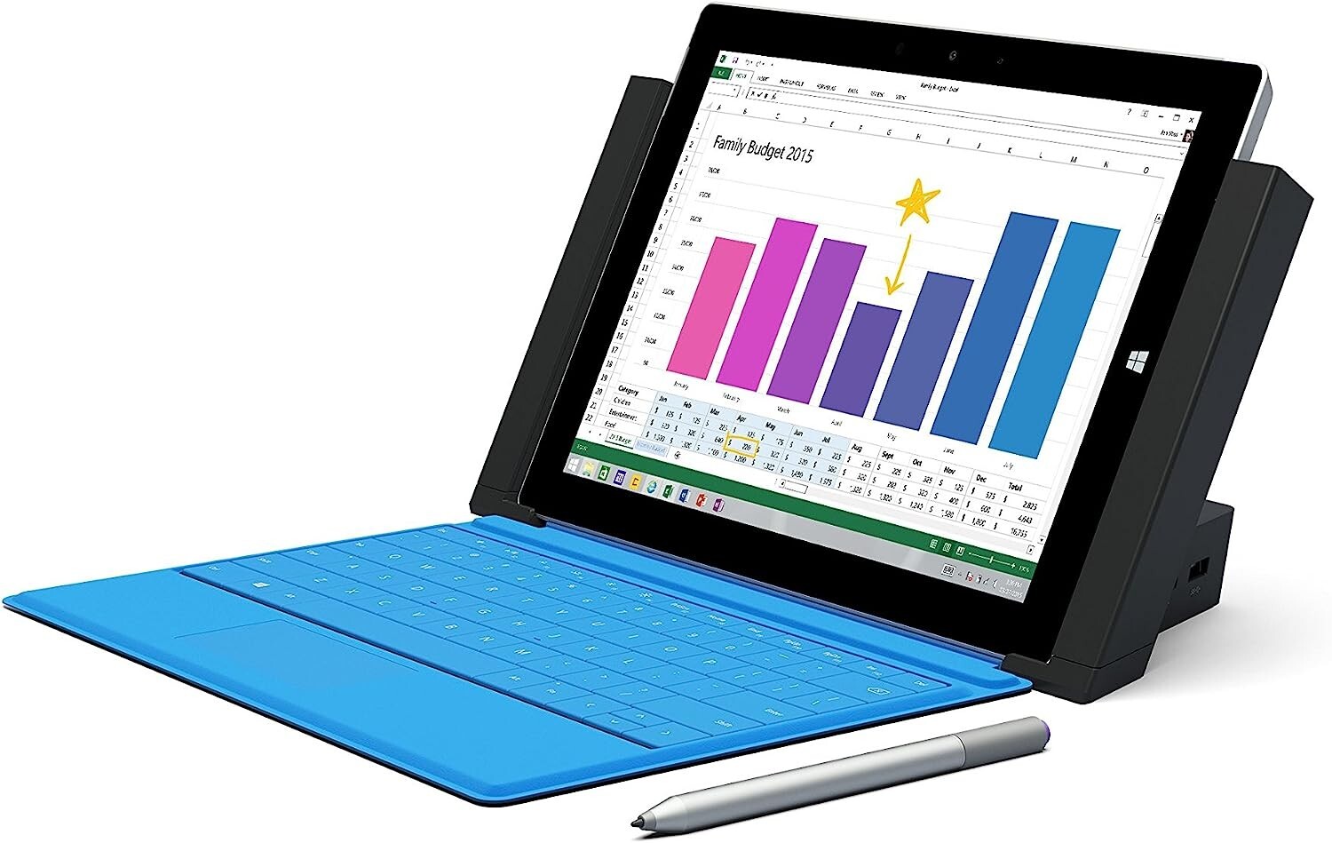 Station d'accueil Microsoft Surface 3 pour corriger le manque de ports USB
