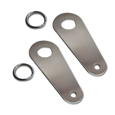 ECLECTIC SHOP UK LTD ® Gremlin Bell Staffa Acciaio Spirit Guardian Campanello Appendino Moto UK Stock x 2