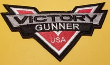 Gunner Victory Motorcycles USA Embroidered Patch approx 2.5 x4.5"