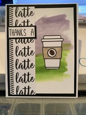 Stampin Up Card Kit Coffee Latte Thank You